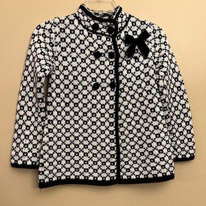 Heirlooms Polly Finders Amazing Knit Sweater Coat For Girls Size 6X